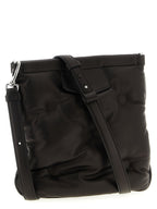 Black Lambskin Crossbody Bag