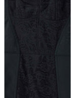 Black Polyester Short Dress
