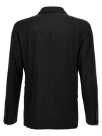 Black Virgin Wool Two-Piece Suit