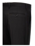 Black Virgin Wool Two-Piece Suit