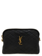 Black Lamb Leather Crossbody Bag