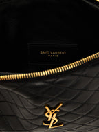 Black Lamb Leather Crossbody Bag