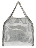 Silver Polyester Handbag