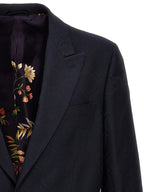 Blue Cotton Blazer
