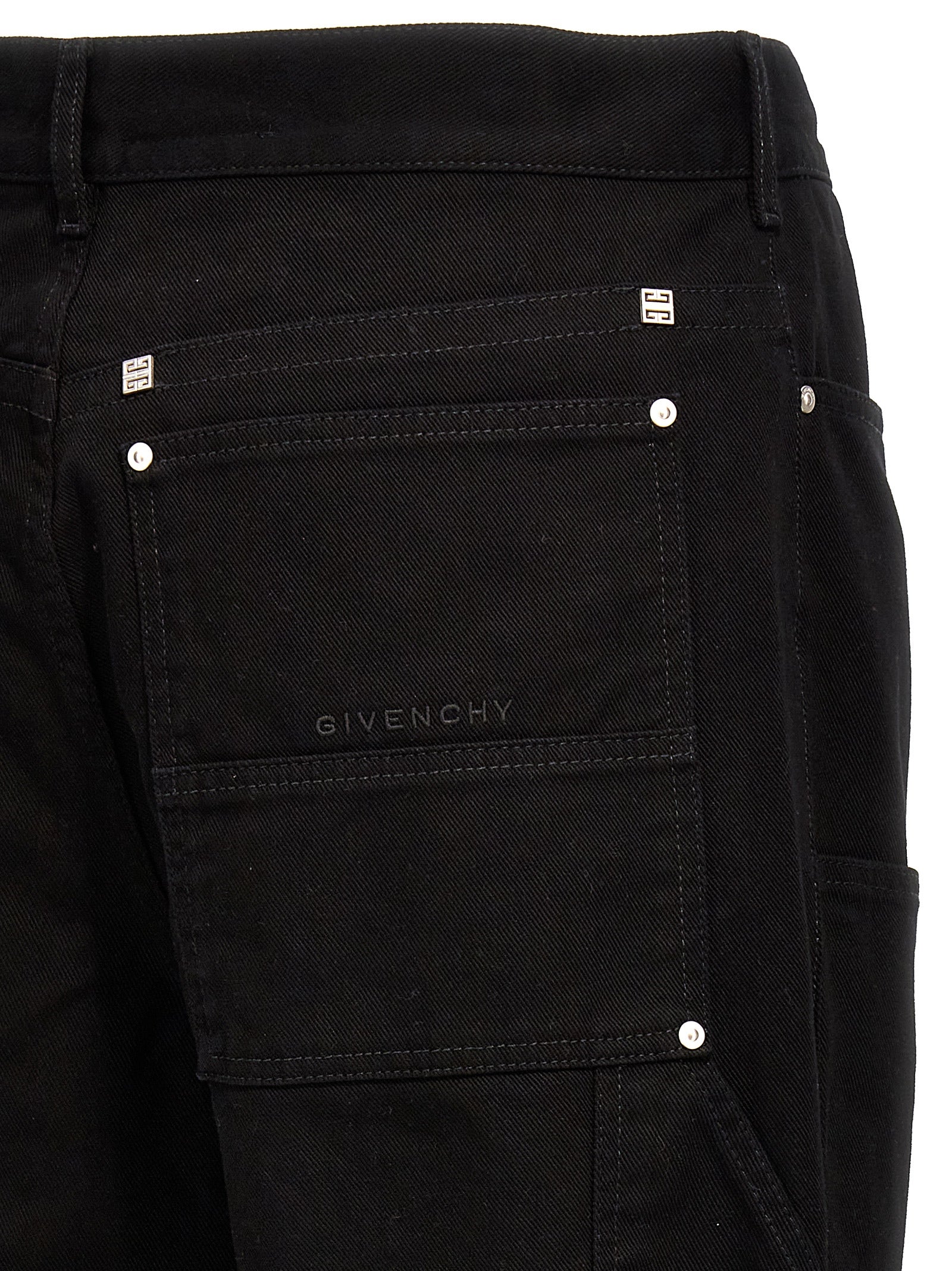 Black Cotton Jeans Denim