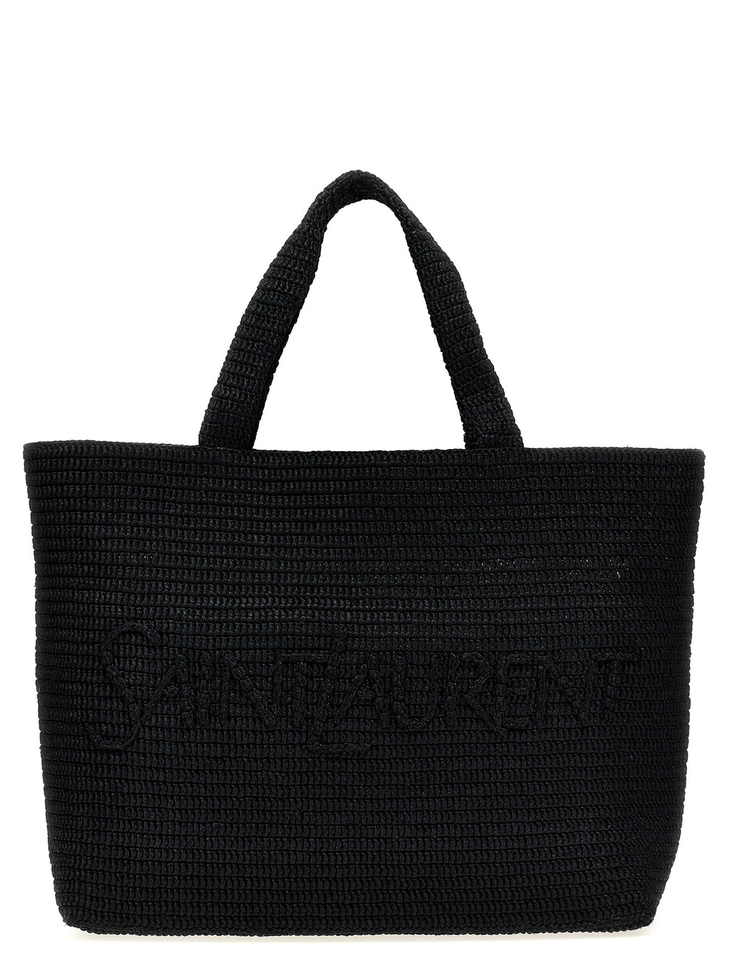 Black Viscose Tote Bag