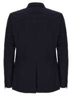 Blue Virgin Wool Blazer