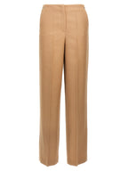 Beige Wool Dress Pants