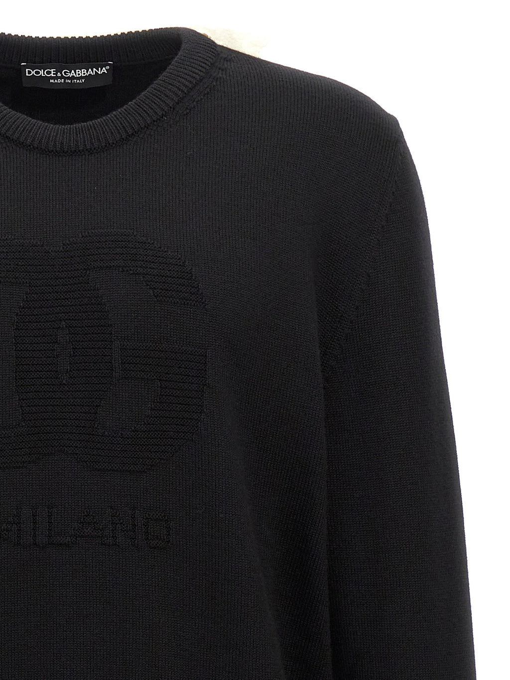 Black Virgin Wool Cardigan