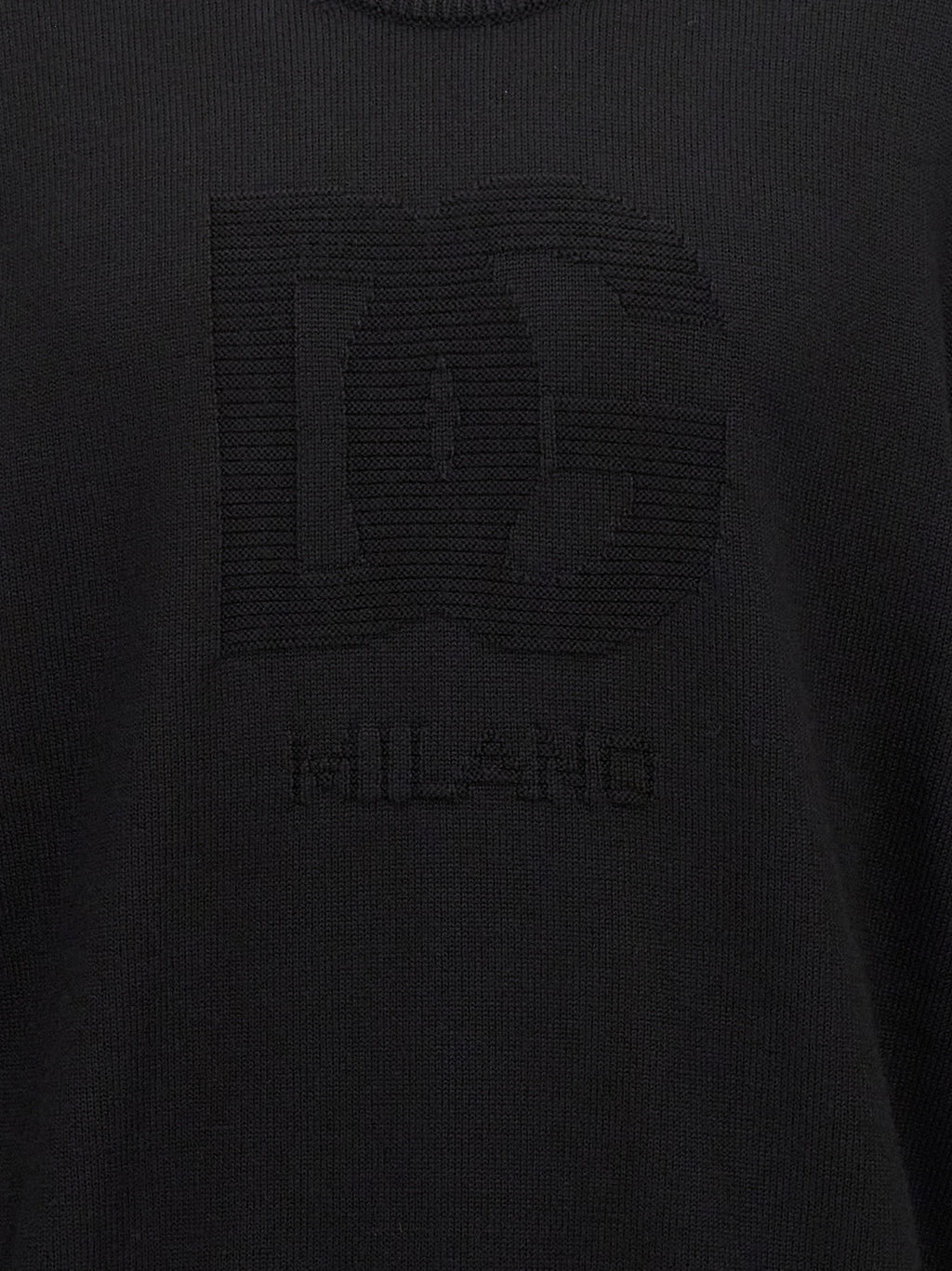Black Virgin Wool Cardigan