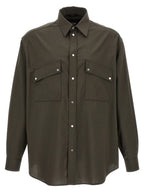 Bicolor Wool Blouse