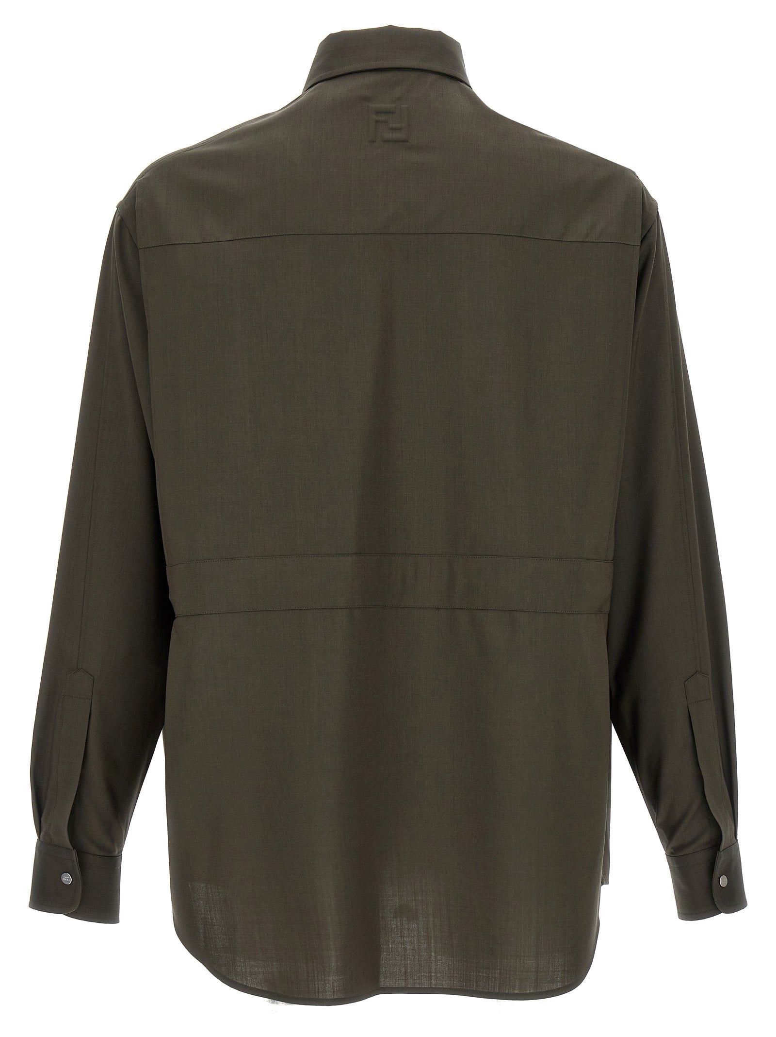 Bicolor Wool Blouse