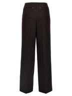 Purple Virgin Wool Dress Pants