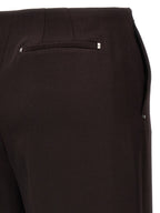 Purple Virgin Wool Dress Pants