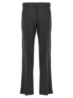 Gray Cashmere Casual Pants
