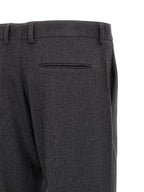 Gray Cashmere Casual Pants