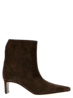 Brown Calfskin Ankle Boots