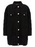 Black Cotton Denim Jacket