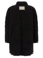 Black Cotton Denim Jacket