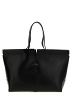 Black Calfskin Tote Bag