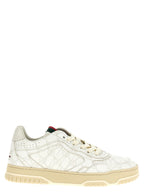 White Polyethylene Sneakers
