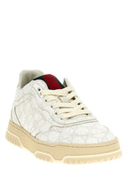 White Polyethylene Sneakers