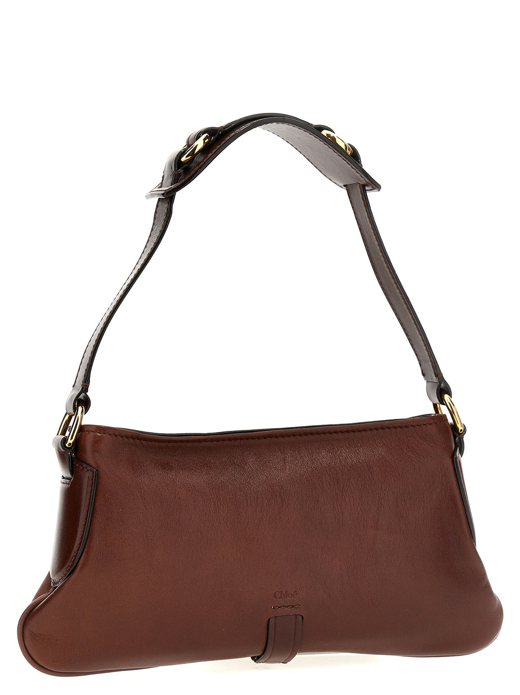 Brown Cotton Shoulder Bag