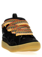 Black Calfskin Chunky Sneakers