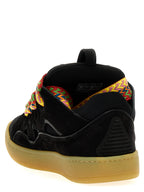 Black Calfskin Chunky Sneakers