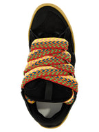 Black Calfskin Chunky Sneakers