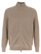 Beige Cotton Cardigan