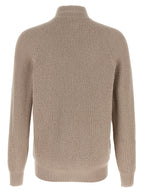 Beige Cotton Cardigan