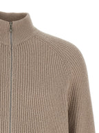 Beige Cotton Cardigan