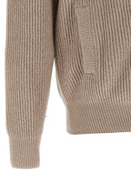 Beige Cotton Cardigan