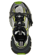 Gray Polyethylene Athletic Sneakers