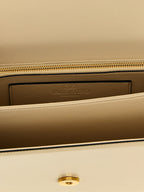 White Calfskin Shoulder Bag