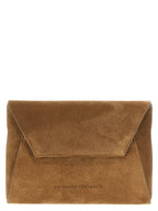 Brown Calfskin Clutch Bag