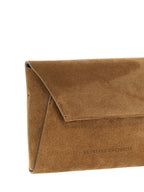 Brown Calfskin Clutch Bag