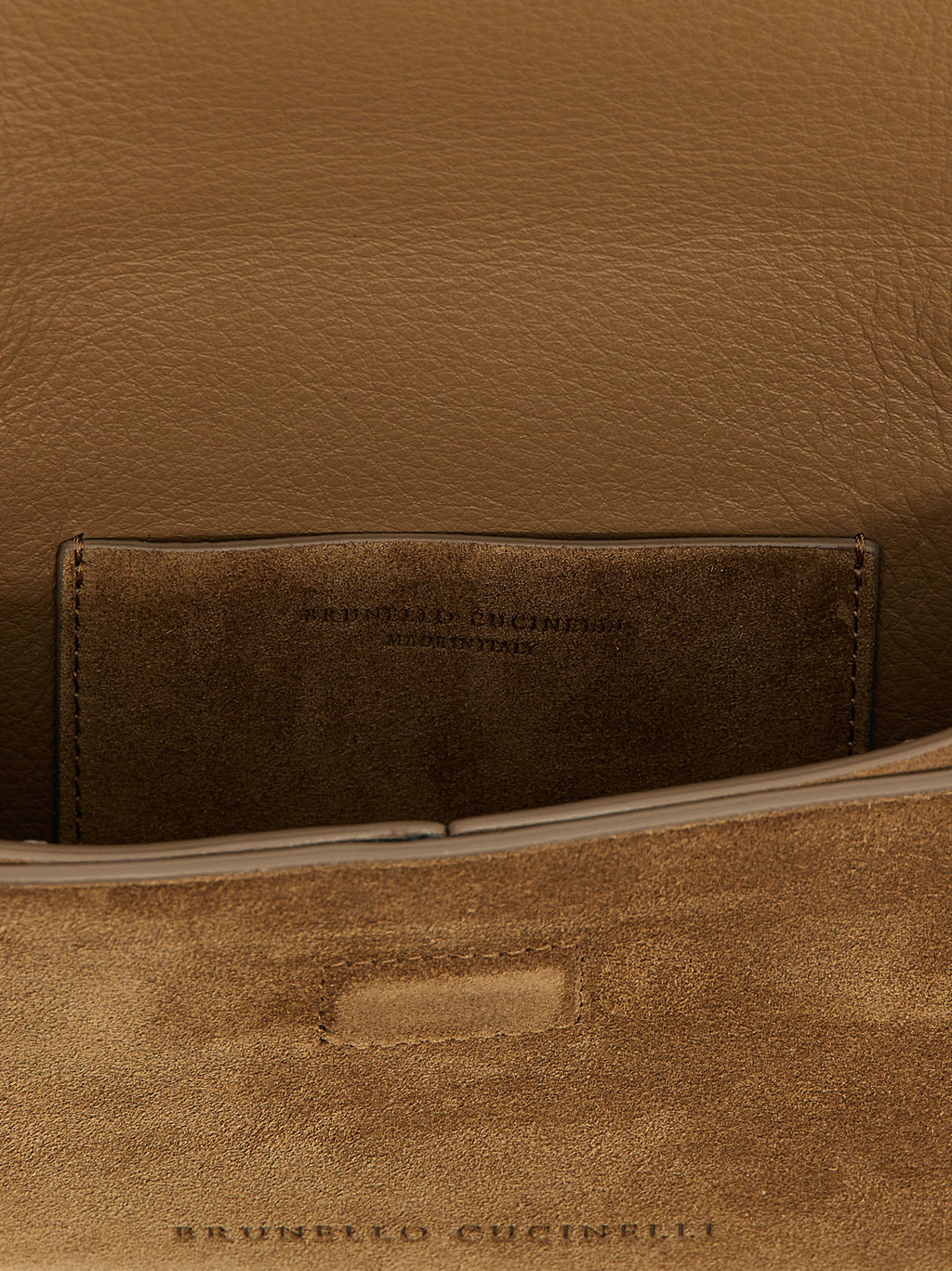 Brown Calfskin Clutch Bag