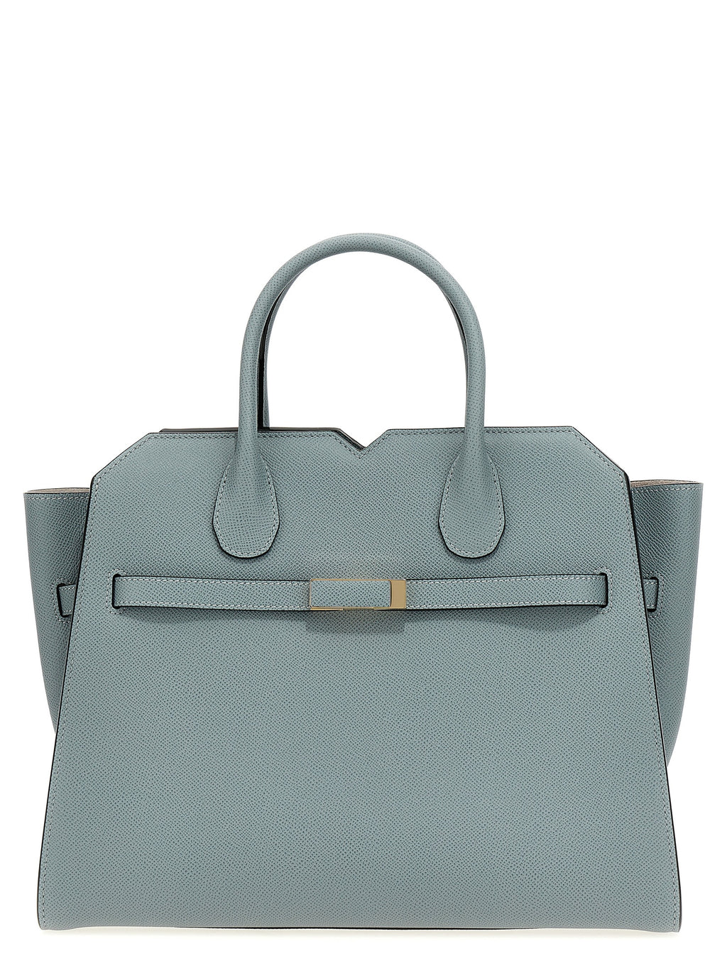 Gray Calfskin Handbag
