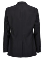 Blue Virgin Wool Two-Piece Suit