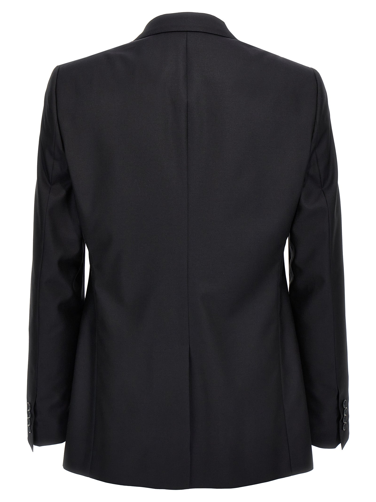 Blue Virgin Wool Two-Piece Suit