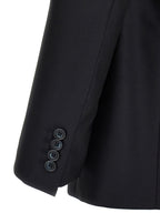 Blue Virgin Wool Two-Piece Suit