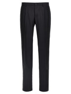 Blue Virgin Wool Two-Piece Suit