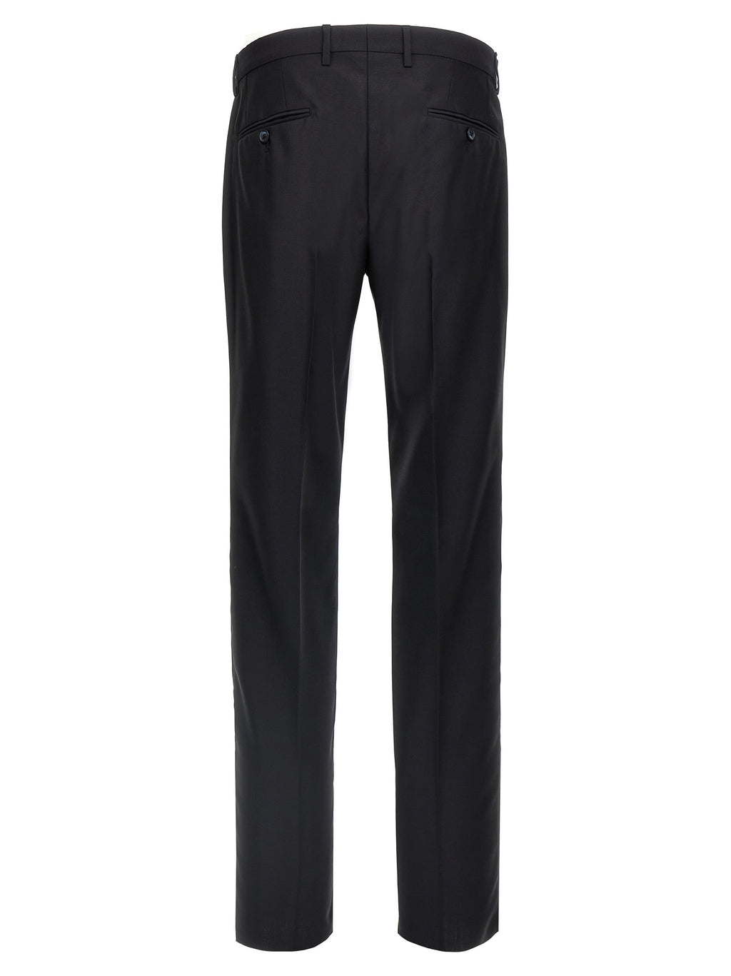 Blue Virgin Wool Two-Piece Suit