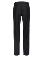 Blue Virgin Wool Two-Piece Suit