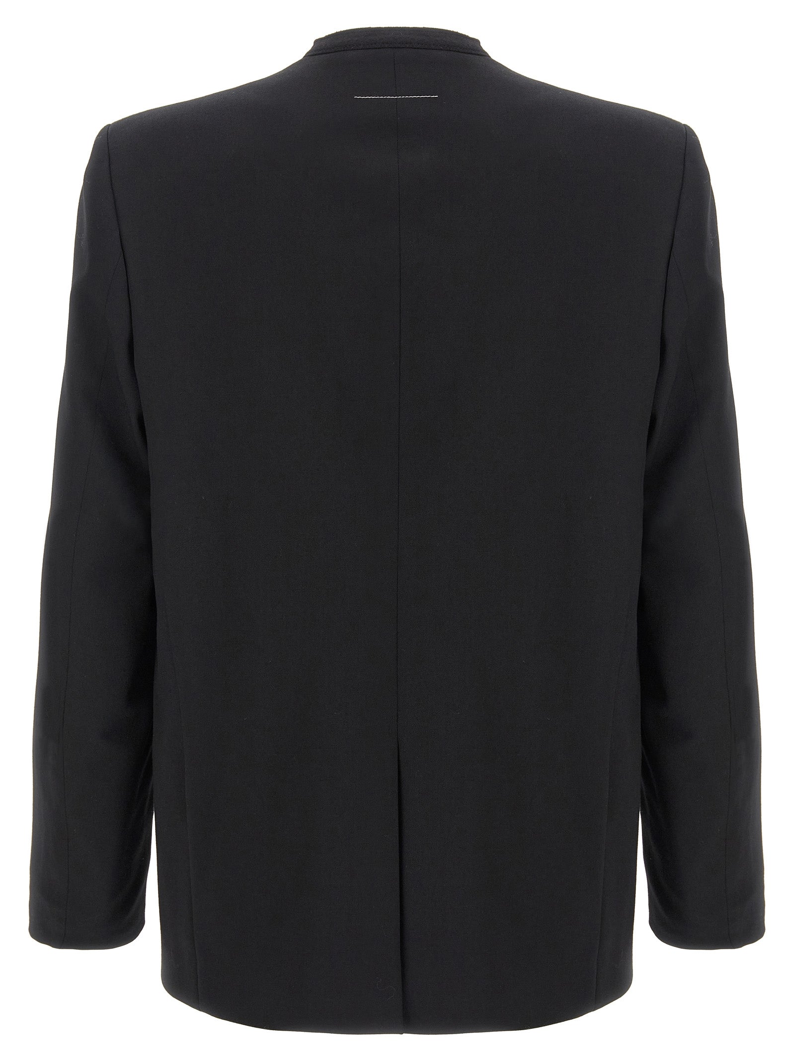 Black Polyester Blazer