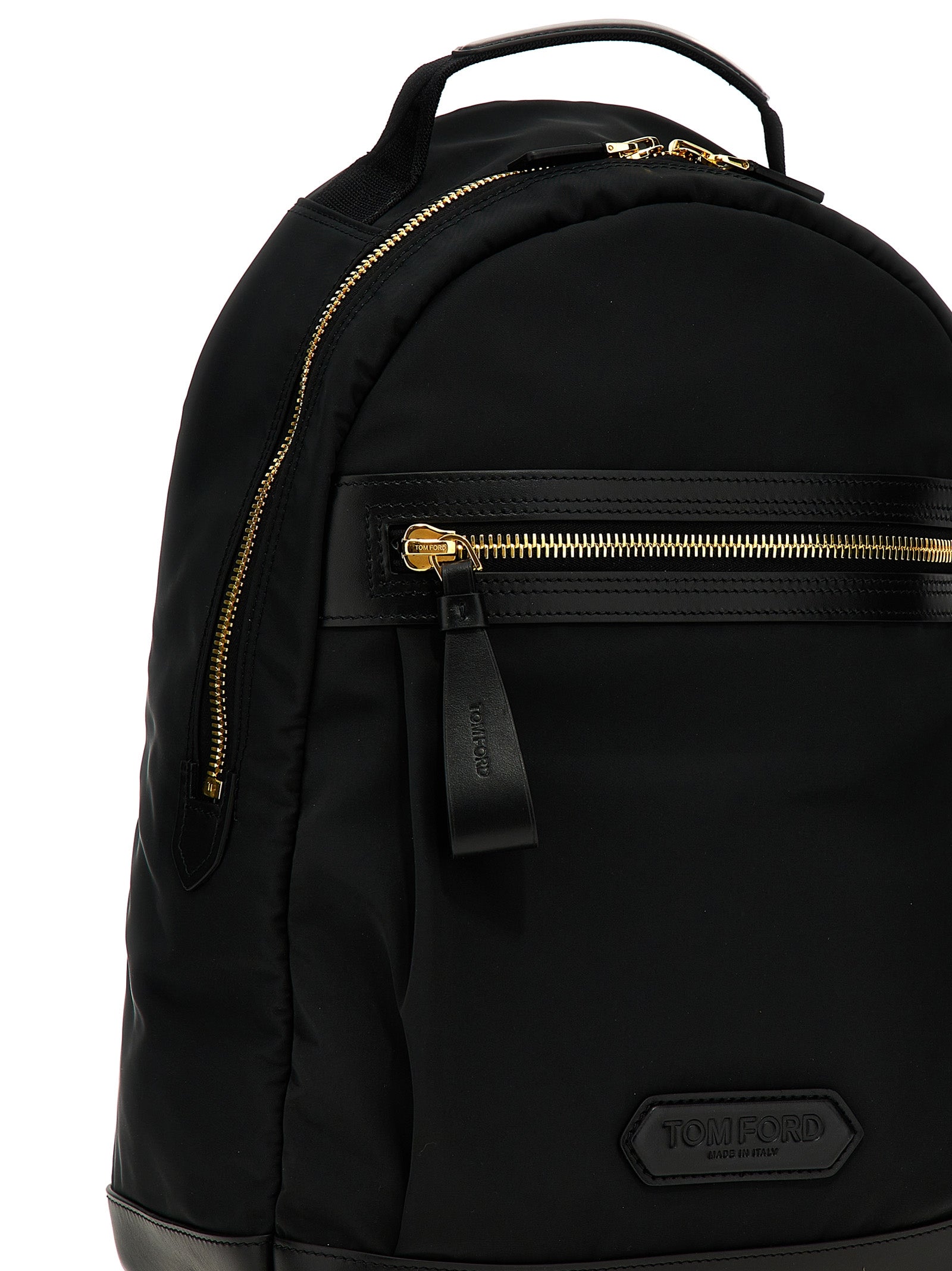 Black Polyester Backpack
