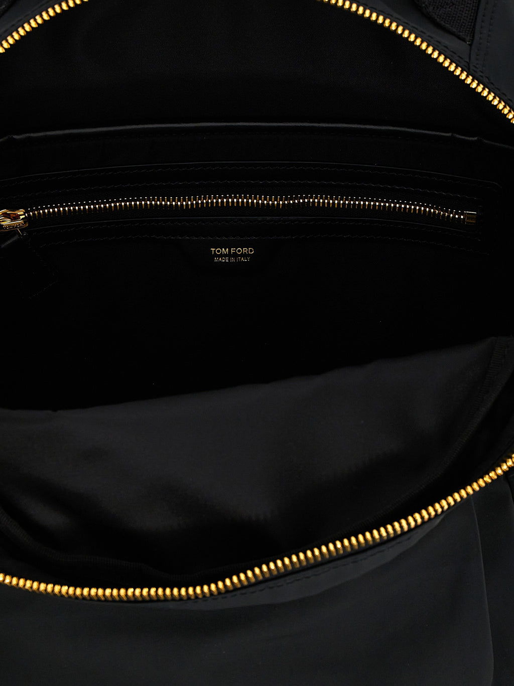 Black Polyester Backpack