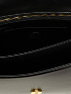 Black Calfskin Shoulder Bag